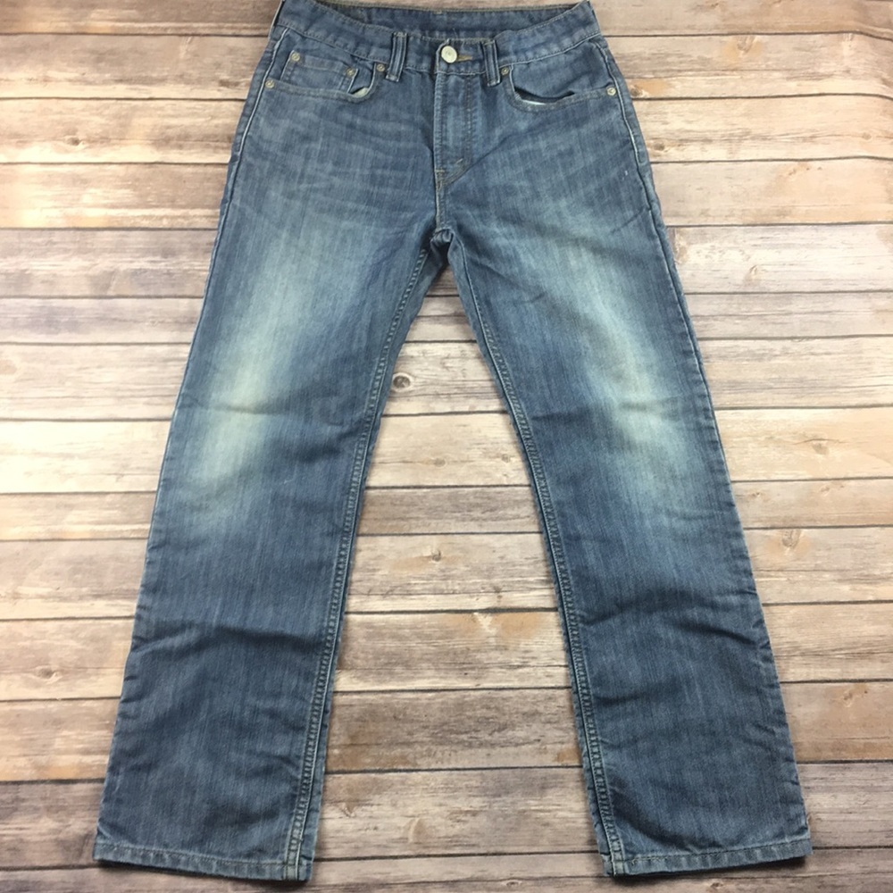 LEVIS 514 MEDIUM WASH STRAIGHT FIT JEANS - Picture 4 of 7
